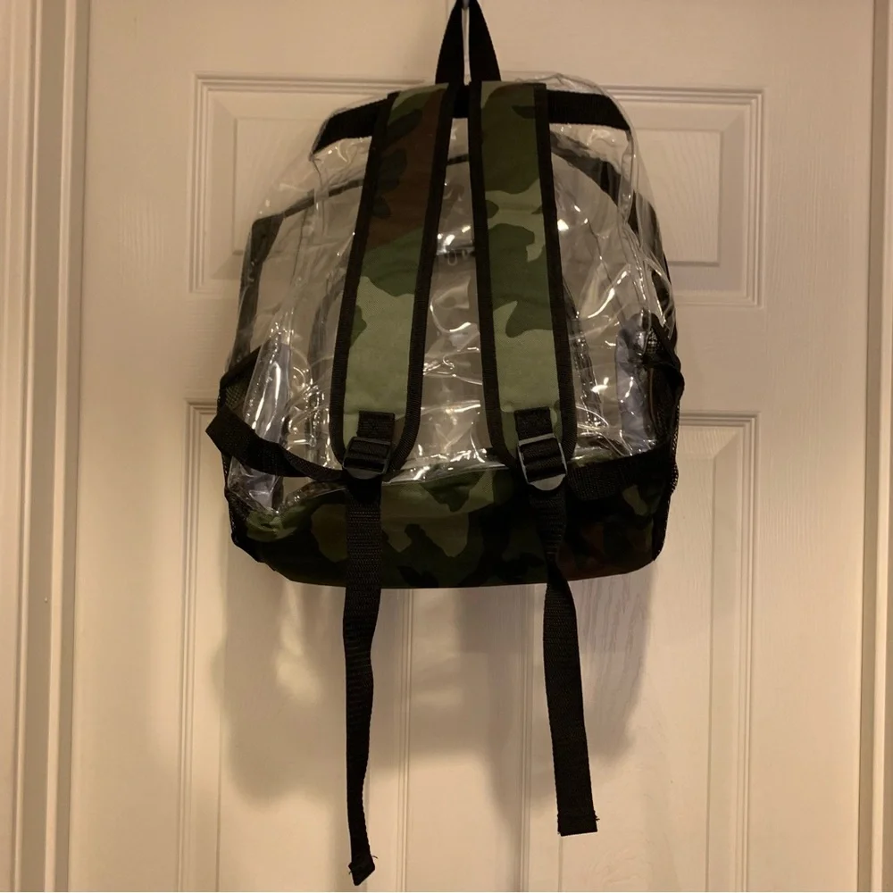 🔥 🔥 🔥 Unisex Camouflage Clear backpack🔥 🔥 🔥